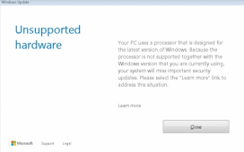 Windows 7 и 8.1 перестали получать обновления на ПК с новыми процессорами