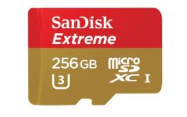 Карточка SanDisk microSD объемом 256 ГБ претендует на скоростной рекорд