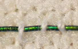 Цветные волокна упрощают использование компрессионных бандажей
