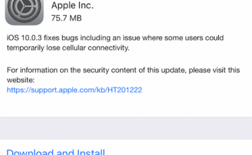 Apple исправила проблемы с подключением в iPhone 7 с релизом iOS 10.0.3