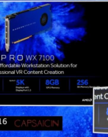 AMD представила серию видеокарт Radeon Pro WX на замену FirePro