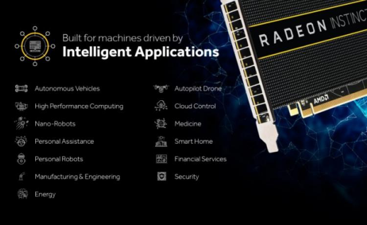 AMD анонсировала серию Radeon Instinct и показала первый ускорителей на базе Vega