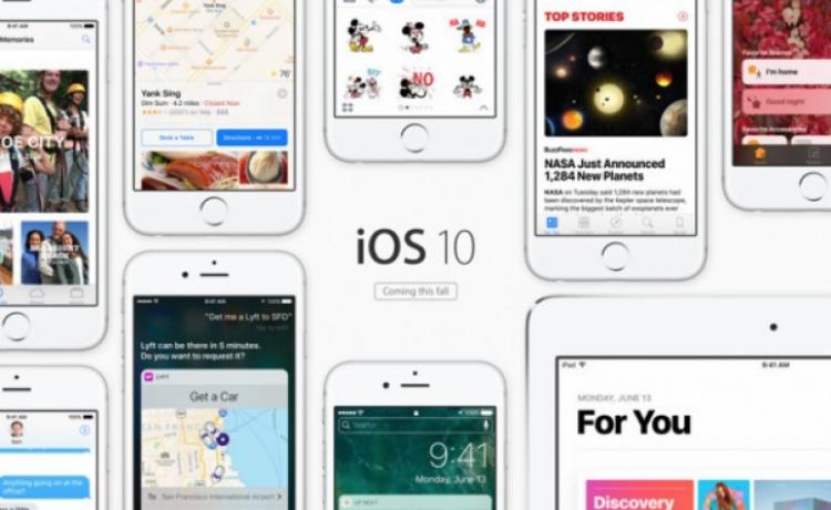 Apple выпустила первую публичную бета-версию iOS 10