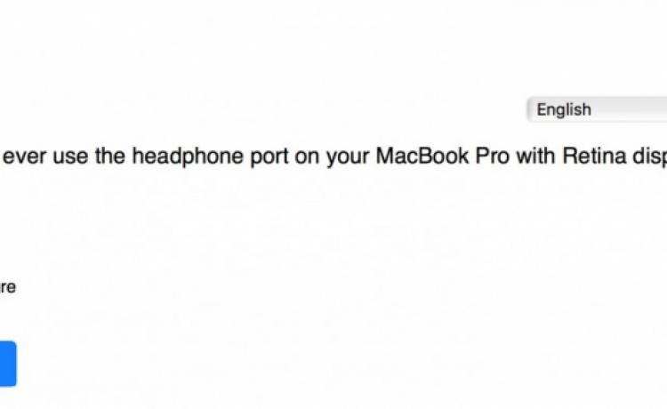 Apple опрашивает пользователей о мини-джеке и картах памяти в MacBook Pro