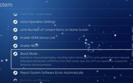 У PlayStation 4 Pro появится ускоренный режим Boost Mode