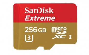 Карточка SanDisk microSD объемом 256 ГБ претендует на скоростной рекорд