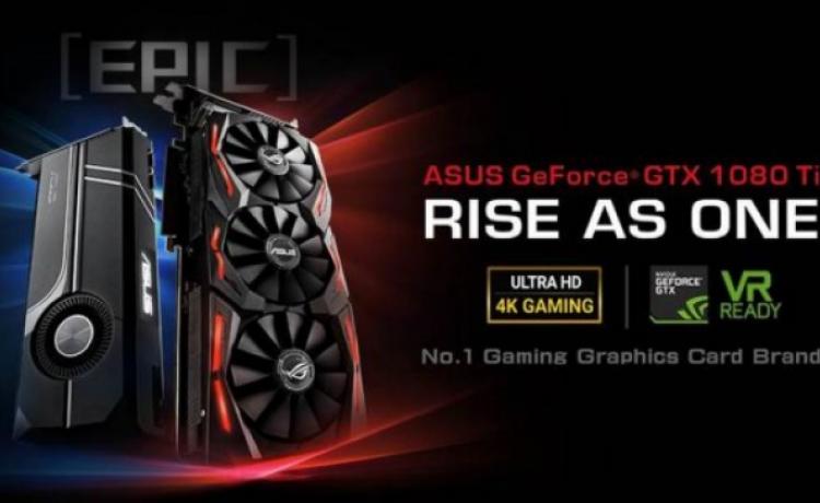 ASUS представила свои карты GeForce GTX 1080 Ti